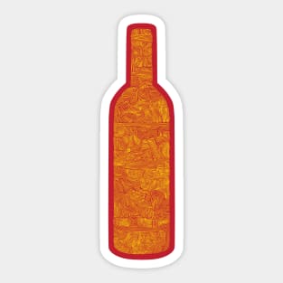 Wine Bottle Sticker